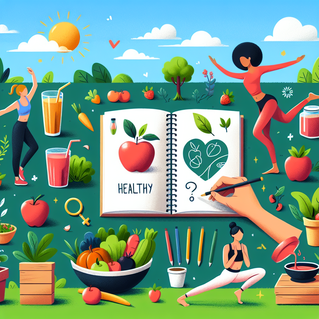 Ide Poster Kreatif untuk Gaya Hidup Sehat yang Mudah Digambar