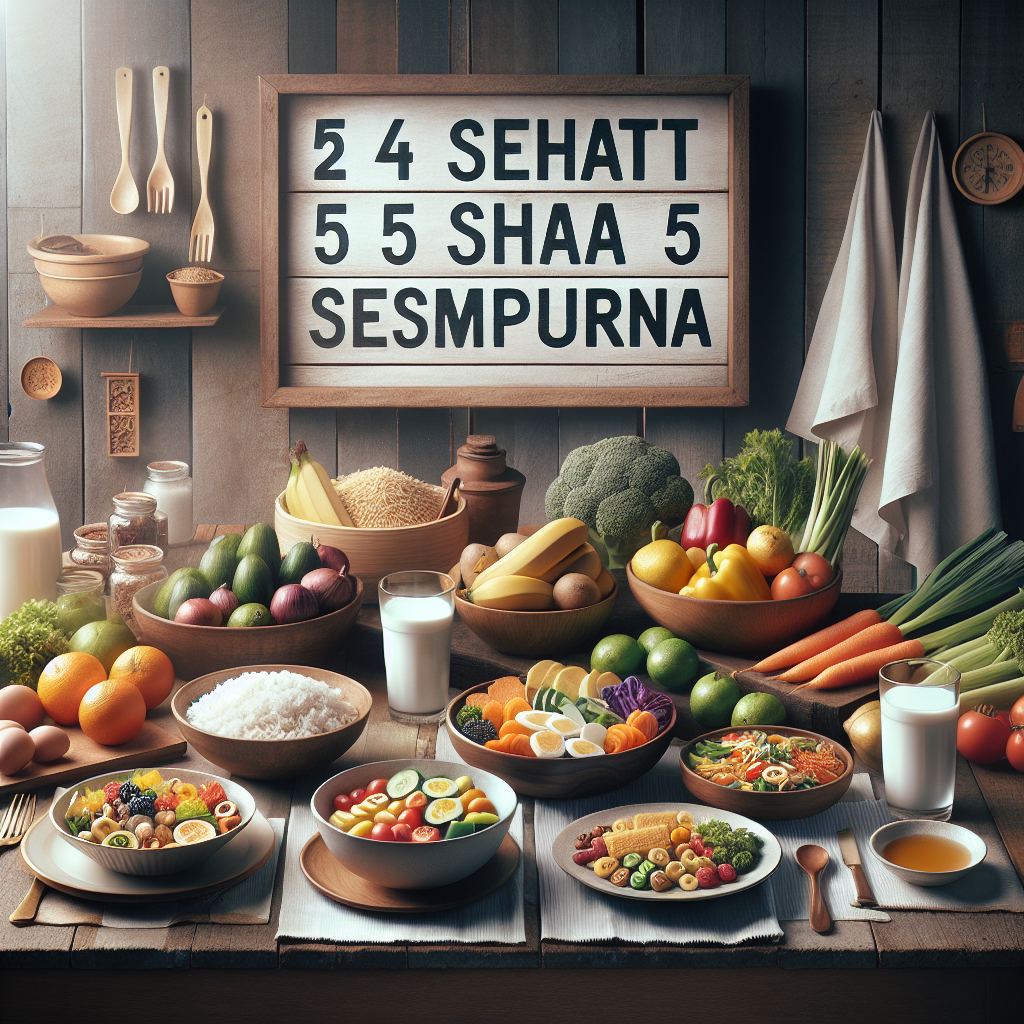 Makanan 4 Sehat 5 Sempurna Praktis dan Mudah Dibuat di Rumah